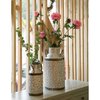 Vintiquewise Rustic Farmhouse Style Galvanized Metal Milk Can Decoration Planter and Vase, PK 2 QI003454.2